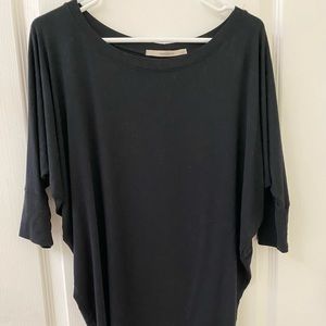 41 Hawthorn Black Tunic with Dolman sleeves